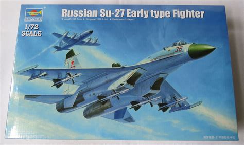 Trumpeter 1/72 Sukhoi Su-27 Flanker Early Type Model Kit 01661 1661 ...