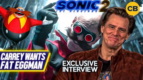 Jim Carrey Talks Sonic The Hedgehog 2