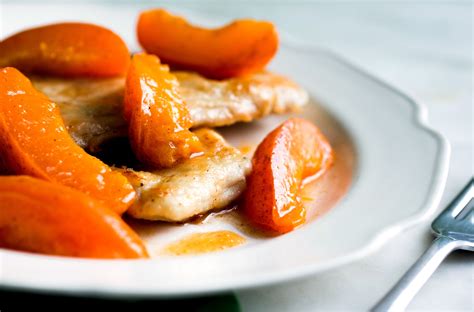 Chicken Scaloppine With Roasted Apricots Recipe