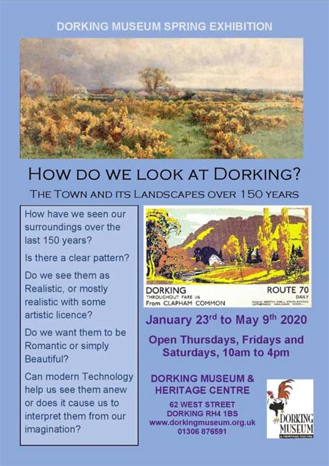 Dorking Museum Exhibition - How do we look at Dorking