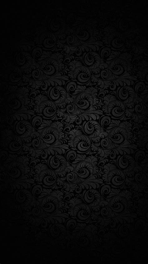 Download Black Floral 4k Ultra Hd Dark Phone Wallpaper | Wallpapers.com