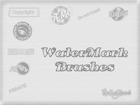 Free WaterMark Brushes