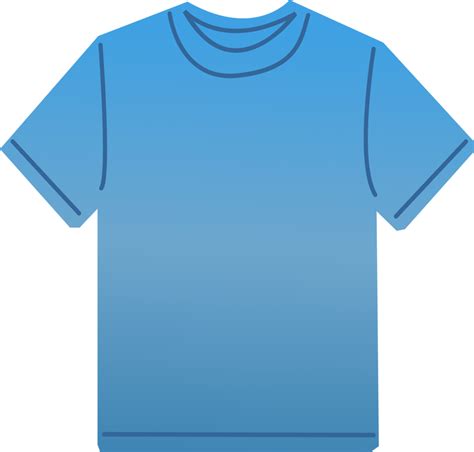 T-shirt | Free Stock Photo | Illustration of a blank blue t-shirt | # 14944