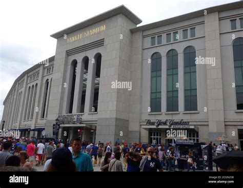 Gate 6 entrance to Yankee Stadium, New York City, United States Stock ...