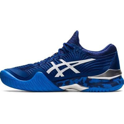 Asics Mens Court FF 2 Novak Tennis Shoes - Blue Print/White - Tennisnuts.com