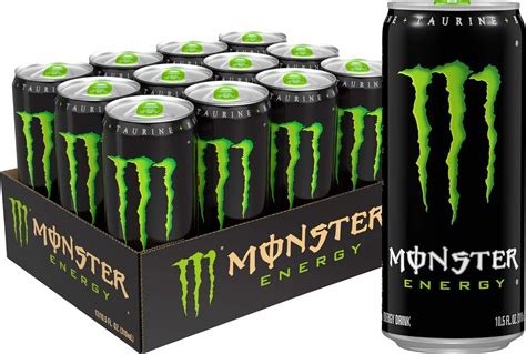 Amazon.com : Monster Energy Drink, Green Original, 10.5 Ounce (Pack of ...