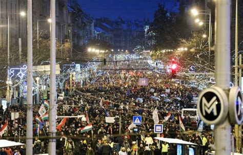 Outside Hungary’s State Television: A Protest. On Air: Pigeon Talk. - The New York Times