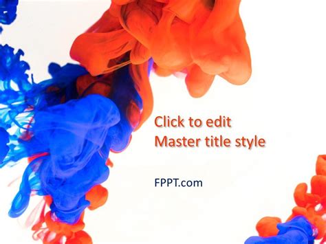 Free Color Splash PowerPoint Template - Free PowerPoint Templates