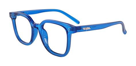 Florian Square Prescription Glasses - Blue | Women's Eyeglasses | Payne ...