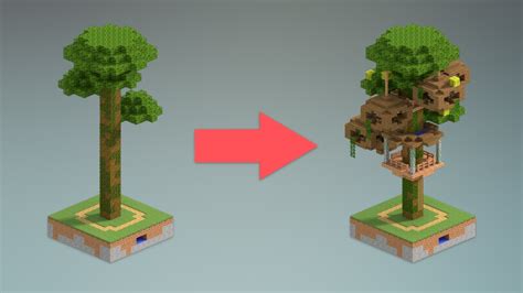 Jungle Tree House Design | Minecraft - YouTube