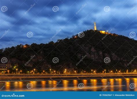 Gellert Hill and Statue of Liberty in Budapest Stock Image - Image of ...