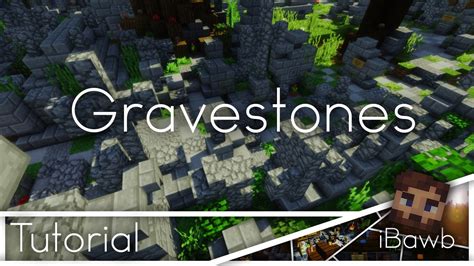 Minecraft Tutorial | 20 Gravestone Designs - YouTube