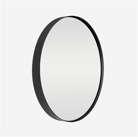 Deep Frame Round Mirror - Black – ICONOMY