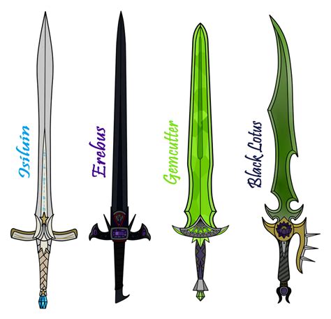 One Handed Swords set 1 by AppleFallsPonies on DeviantArt