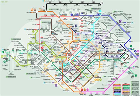 Singapore City Subway | Singapore map, Map, Metro map