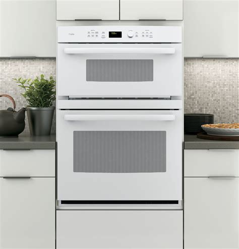 GE - Profile Series 30" Built-In Single Electric Convection Wall Oven with Built-In Microwave ...