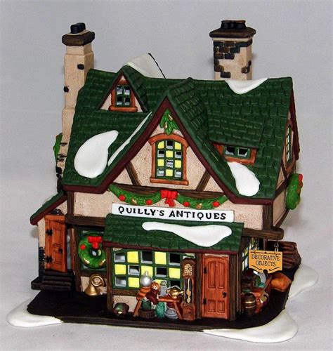 Department 56 Dickens Village, Quilly's Antiques, Item 58348, Introduced In 1996, Retired In ...