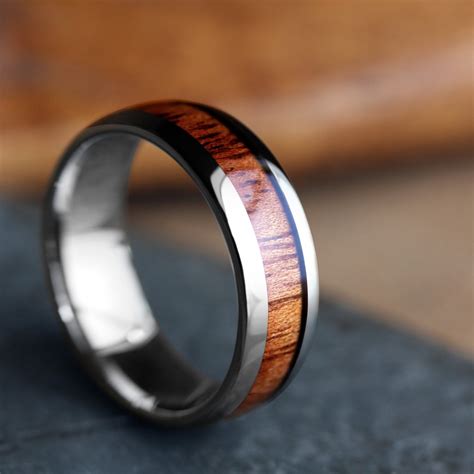 The Classic - The Original Wood Ring (8mm width) | Wood wedding ring ...