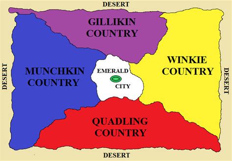 Map of Oz by samcherry on DeviantArt