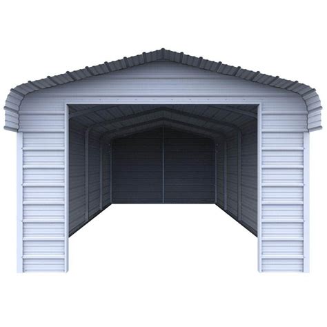 VersaTube Enclosure Kit for 12 ft. W x 20 ft. L x 7 ft. H Steel Carport-EK1218072 - The Home Depot