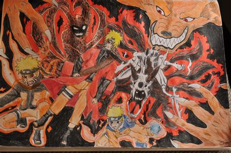 Naruto Nine-tails by KatsuNoJutsu95 on DeviantArt