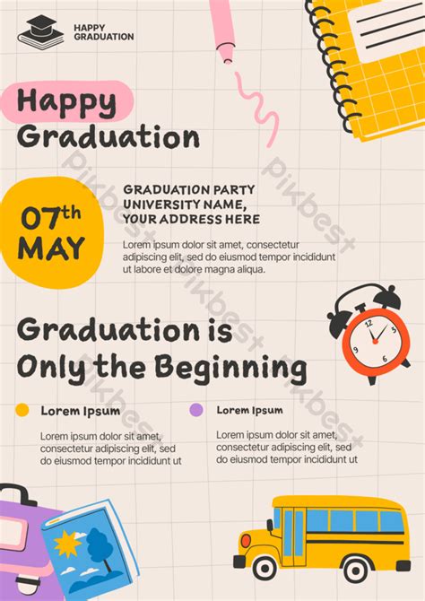 Graduation Design Of Poster | PSD Free Download - Pikbest