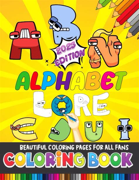 Buy Alphabet Lore Coloring Book: beautiful alphabet coloring pages With ...