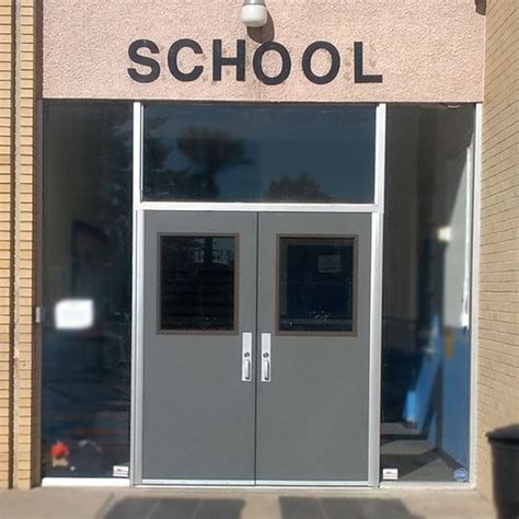 School Double Doors