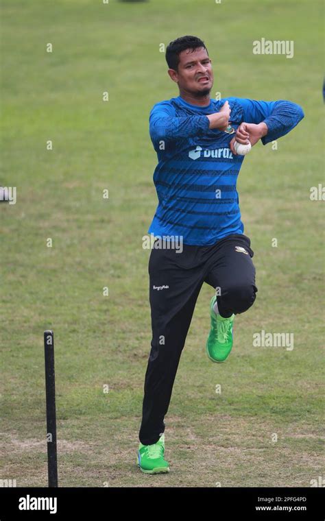 nasum Ahmed during the Bangladesh National Cricket ODI Team attends ...