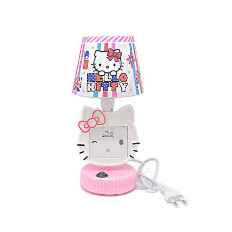 Pink/Red LED Table Lamps Hello Kitty Night Lights Picture frame Reading Lamps for Children ...