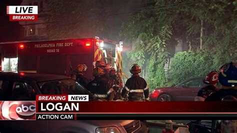 Large fire rips through home in Philadelphia's Logan section - 6abc ...