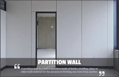 Partition Wall | Types of Partition Walls for Home