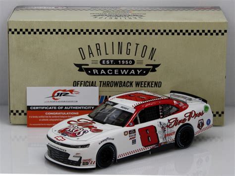 2021 Josh Berry #8 Tire Pros - Darlington NASCAR Throwback 1/24 Diecast