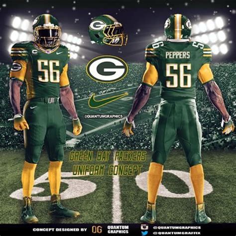 Green Bay Packers New Uniforms