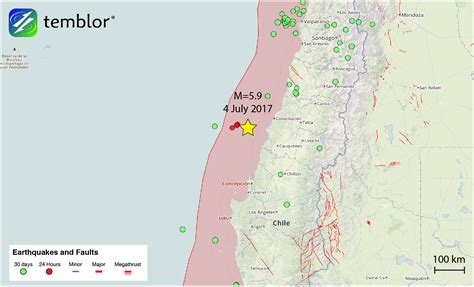 Chile-earthquake-location-map - Temblor.net
