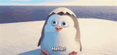 Waving Saying Hello GIF - Waving Saying Hello Penguin - Discover & Share GIFs