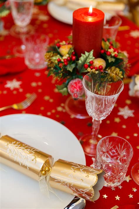Christmas Dinner Table Free Stock Photo - Public Domain Pictures