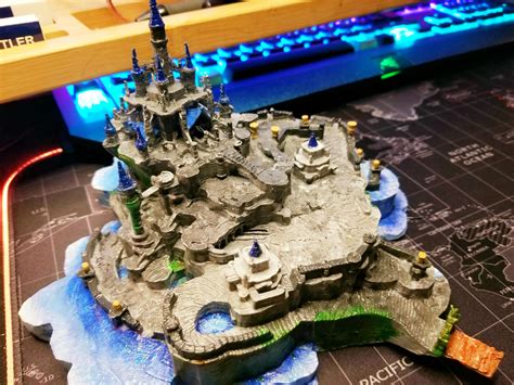 3D Printed Hyrule Castle, painted for fun! : Breath_of_the_Wild