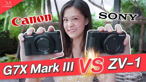 Sony ZV1 vs Canon G7x Mark iii รุ่นไหนดี!? | LDA เฟื่องลดา - YouTube