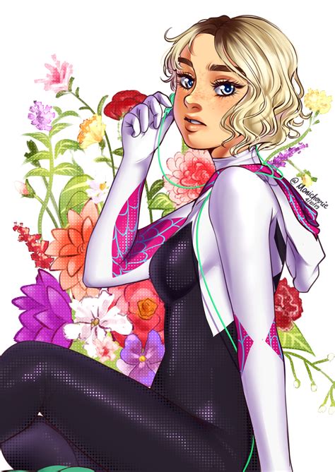 🍒Monicherrie 🍒 — Spider-Gwen bc I'm so in love with her design 🕷🌼🌹