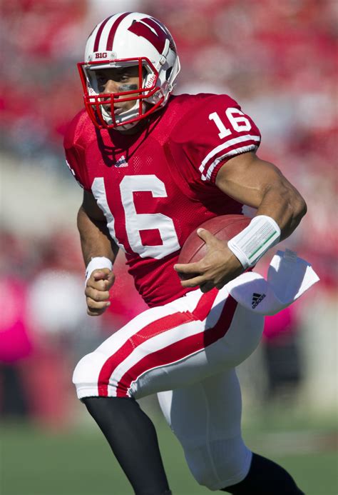 Russell Wilson was a dual threat quarterback for the Badgers in 2024 | Wisconsin football ...