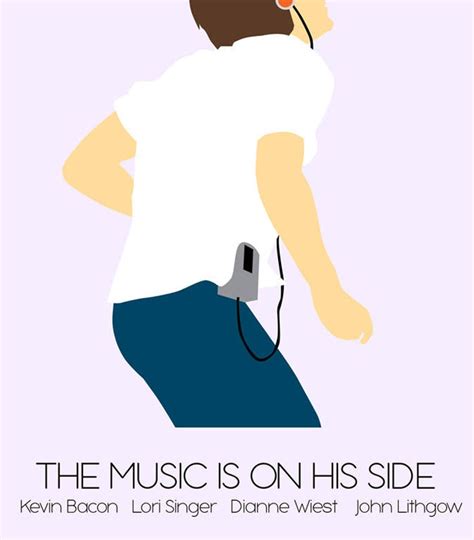 Footloose // Kevin Bacon // Minimalist Movie Poster // Unique | Etsy