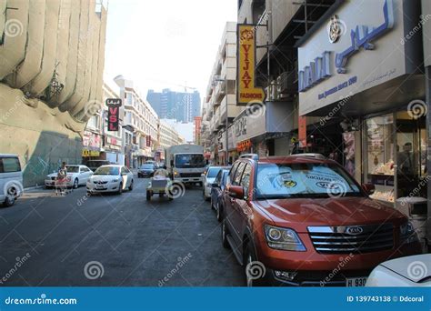 People on the Streets of Dubai, United Arab Emirates Editorial Stock Photo - Image of road ...