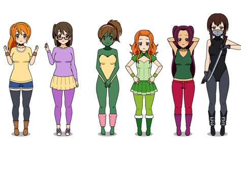 tmnt girls by karenwhitescorpio on DeviantArt