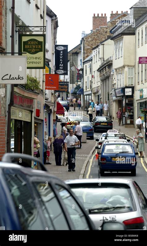 Fore Street Bodmin, Cornwall Stock Photo - Alamy