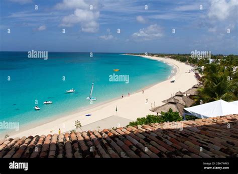 La Samanna beach Saint Martin / Sint Maarten Stock Photo - Alamy