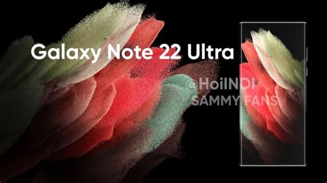 [Exclusive] Stunning Samsung Galaxy Note 22 Ultra renders show quad rear camera, UDC - Sammy Fans