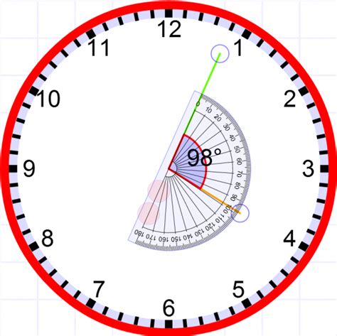 Calculate the angle between hour hand and minute hand | Java examples