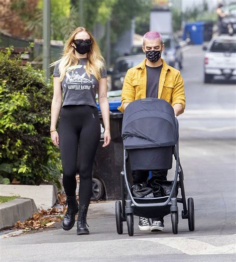 Sophie Turner - Out With Her Baby in LA 10/07/2020 • CelebMafia