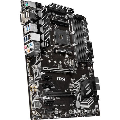 MSI B450-A PRO MAX AM4 ATX Motherboard B450-A PRO MAX B&H Photo